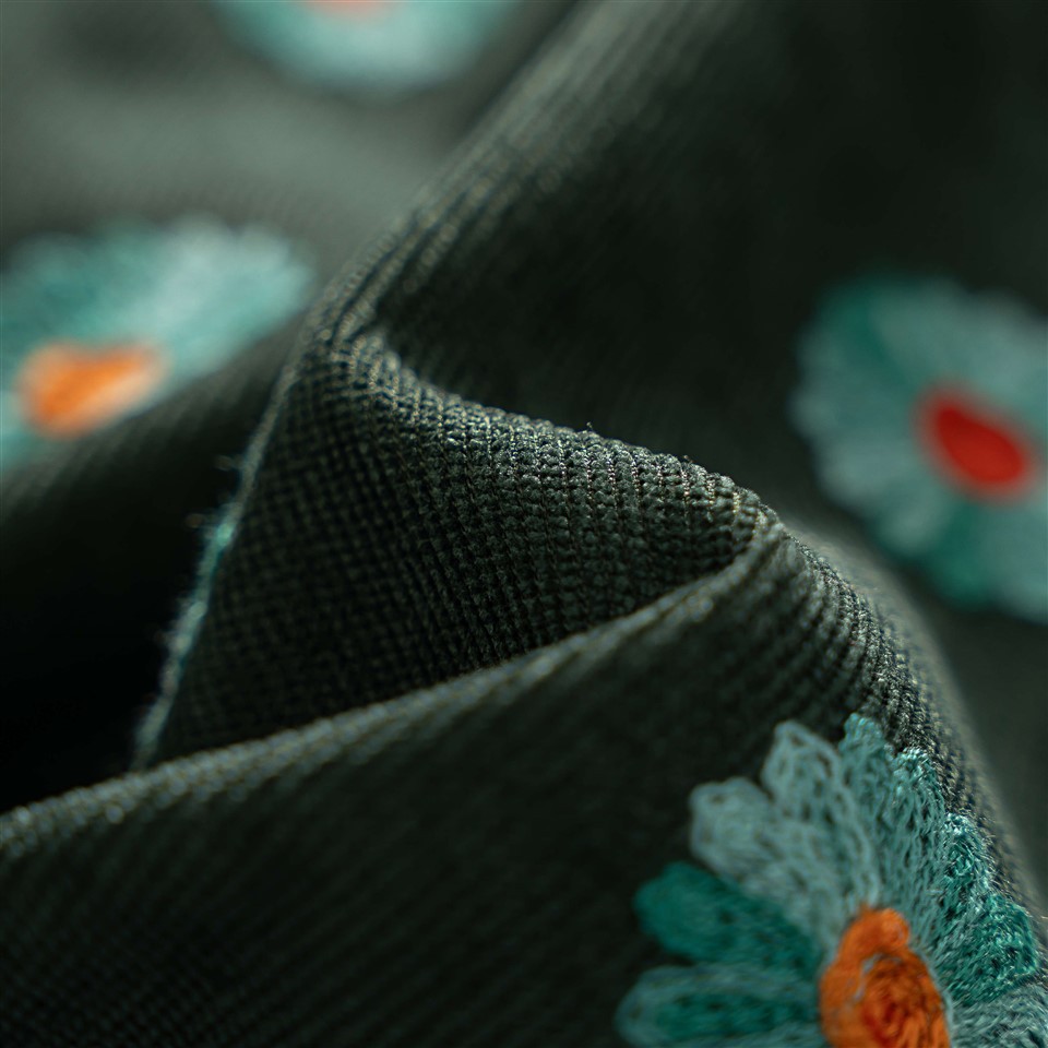 Turquoise Velvet Upholstery Fabric